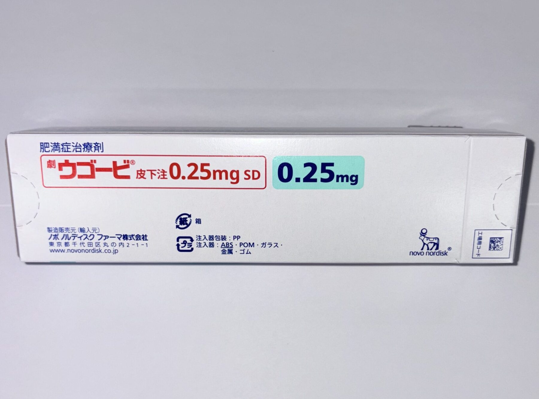 ウゴービ注射の様子