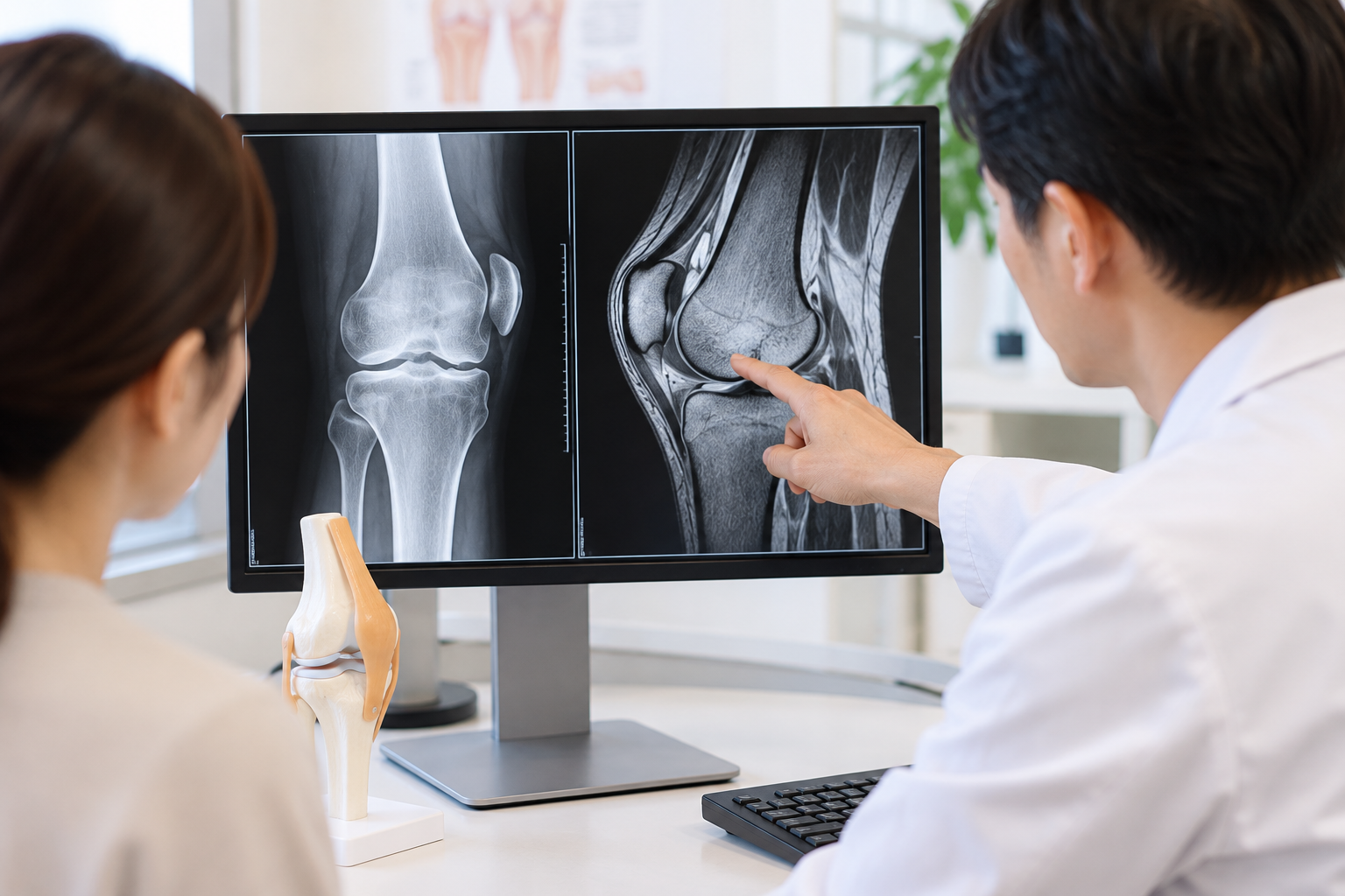 膝の痛みに対する運動療法の研究